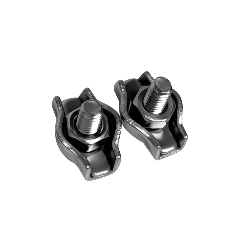 冰匠 304不锈钢钢丝绳单夹装饰夹绳夹刹车线夹卡头 单位：个高清大图