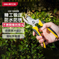 得力（deli）园艺剪刀果枝剪园林剪树枝钳家用修枝剪刀神器8英寸 DL2789