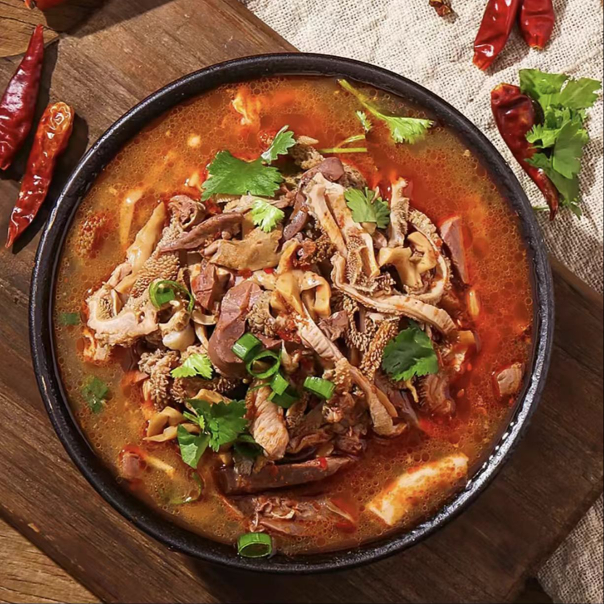 巴林牧场内蒙古羊杂精品羊草原羊杂200g*5袋高清大图