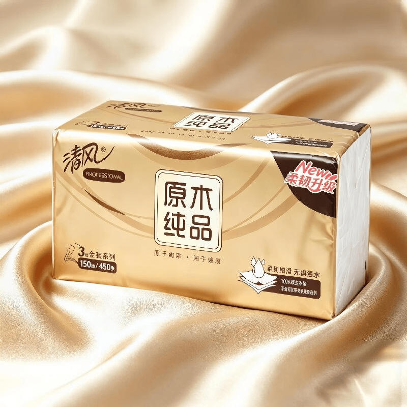 清风3层150抽/包*3*16抽取式面巾纸AR35MTN高清大图