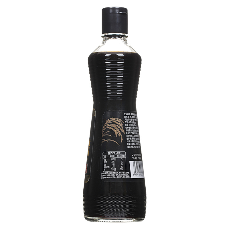 鲁花黑 糯米醋 500ml 糯米发酵 酿造醋厨房调料 调味品