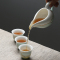 苏氏陶瓷(SUSHI CERAMICS) 茶具套装 忆荷陶瓷功夫茶具青瓷手绘描金茶杯子带礼盒(茶壶)