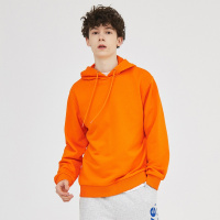 [1件5折价:49.5]美特斯邦威叠穿卫衣男连帽新款春季宽松学生韩版男士纯色卫衣