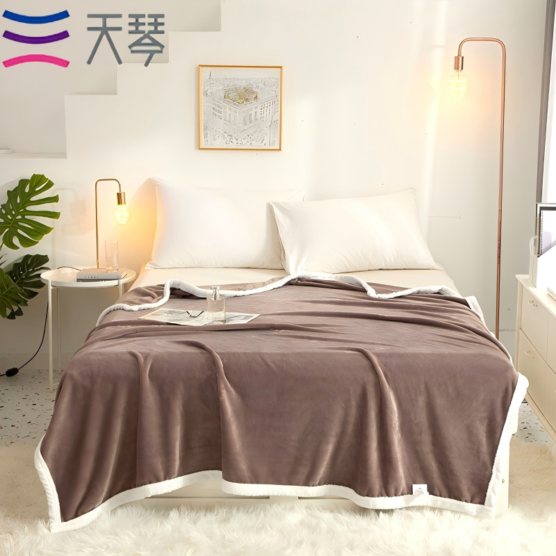 天琴"星辰咖绒毯 1.5mTQ-B089"150*200cm(单位:套)