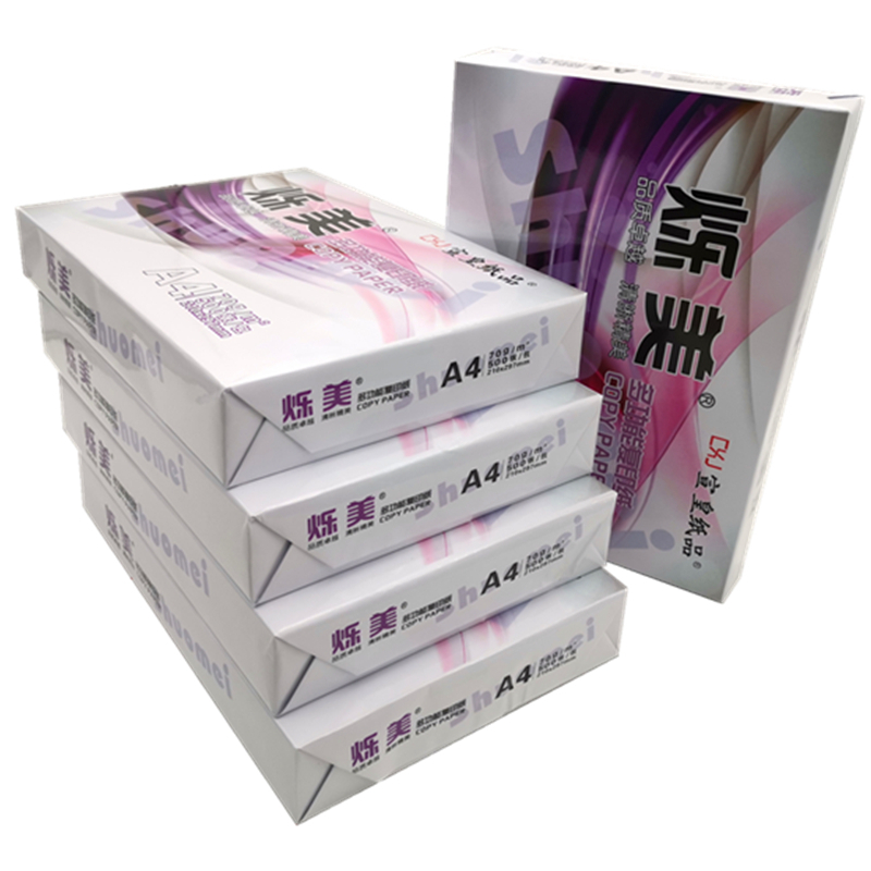宣皇 烁美500张A4打印复印白纸彩印单包学生用草稿纸速写纸绘图纸 烁美A4 80G 8包/箱