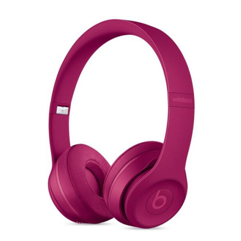 Beats Solo3 Wireless 无线蓝牙耳机 头戴式 带麦可通话/跑步运动耳机 深砖红