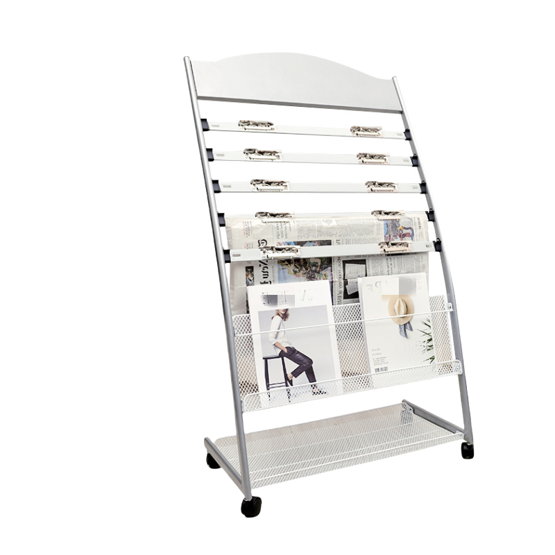 铭思达报刊架银灰色个高清大图