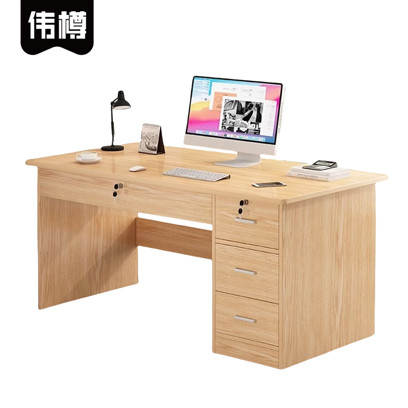 伟樽办公桌100*50*73cm张高清大图