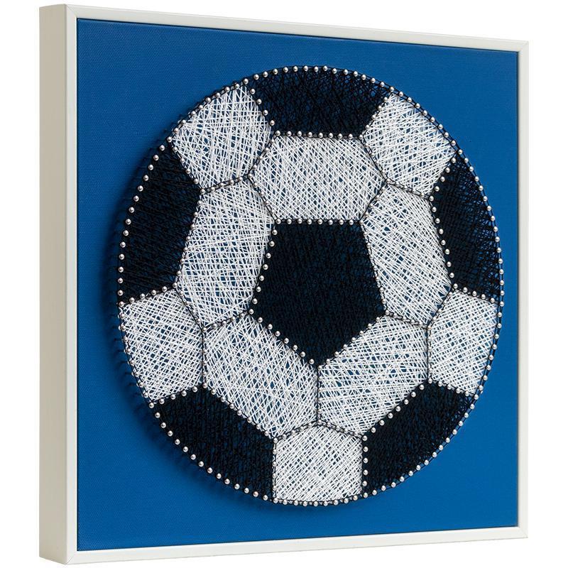 弦丝画手工diy制作材料减压送男友足球篮球纱线绕线画钉子画