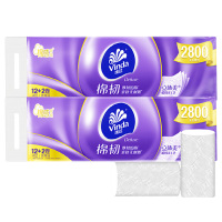 维达卫生纸家用装无芯卷纸厕纸200g4层14卷*2提V4695