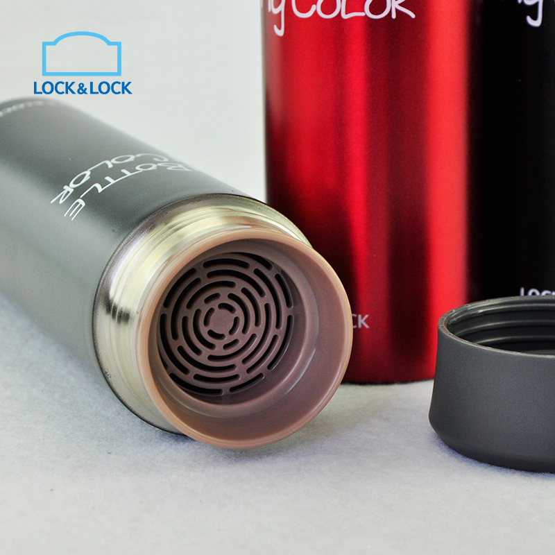 乐扣乐扣(lock&lock)缤纷保温杯保温保冷杯子304不锈钢 LHC4014R (330ml)红色