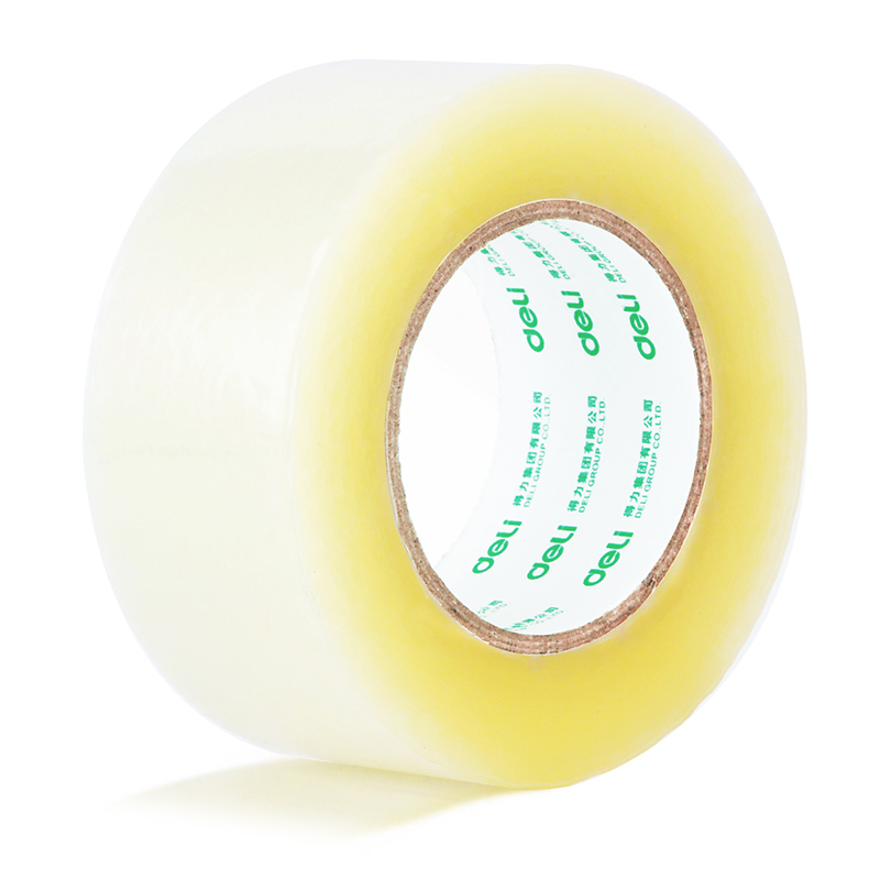 得力(deli) 30278 封箱胶带55mm*200y透明封箱带 6卷/筒 1筒价格