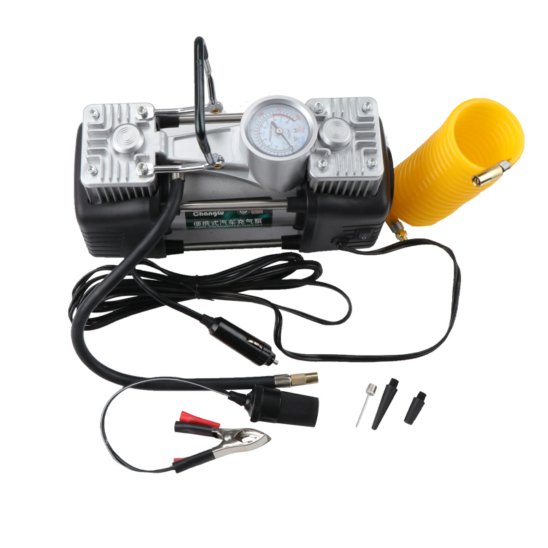 长鹿 便携式汽车充气泵(双缸) 双缸高清大图