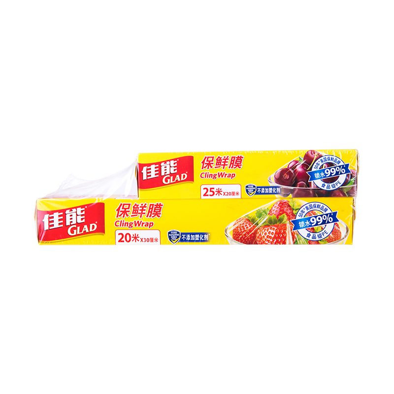 Glad 佳能保鲜膜30cm宽盒装20米+小碗盒装25米(W108+W20M)