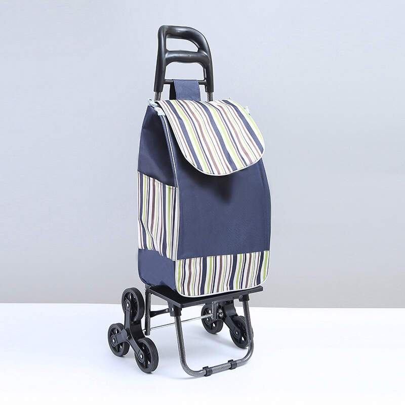 便捷式超市可折叠购物车爬楼拉杆车简约老人手拉买菜推车