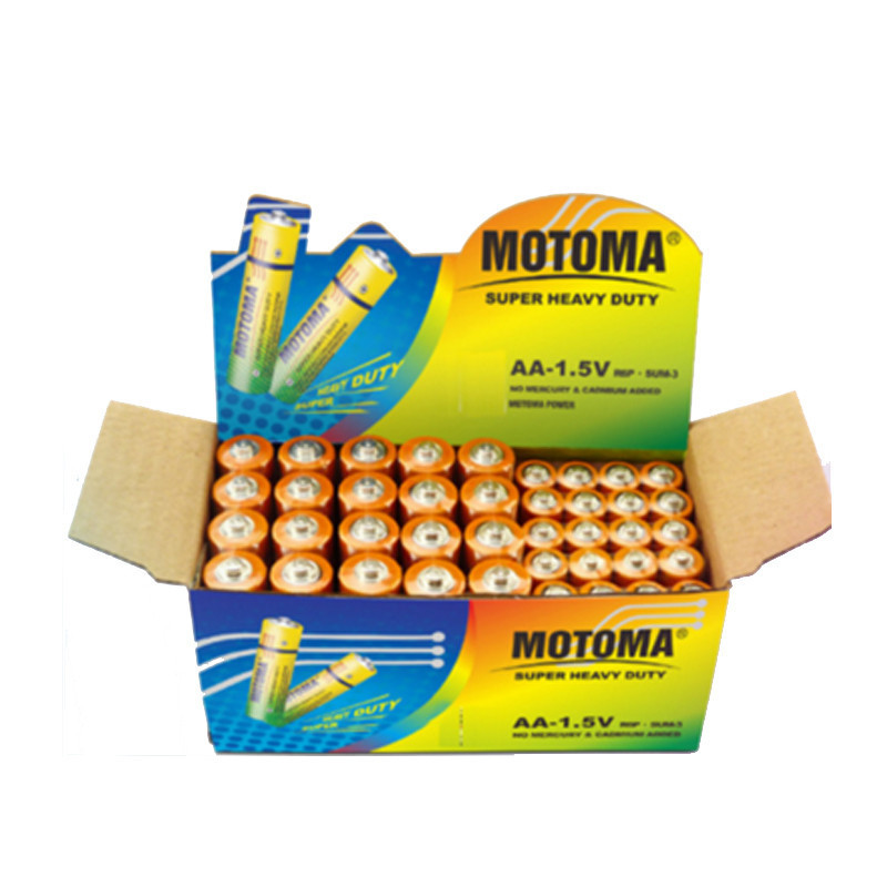 中光(MOTOMA)电池5号20粒+7号20粒组合装超能五号1500毫安搭配七号600毫安通用型碳性电池优惠组合40粒装
