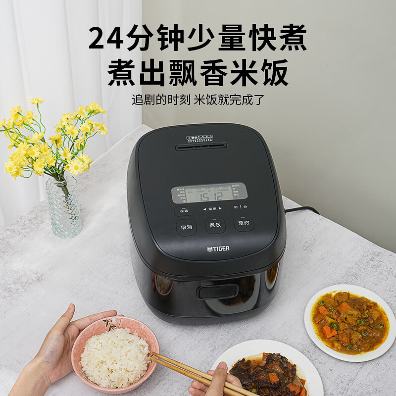 虎牌(tiger) 电饭煲 智能IH土锅涂层电饭煲 家用可预约 3L容量 JPR-B10C