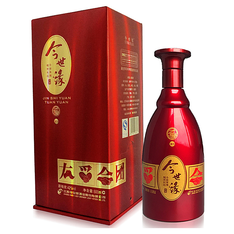 今世缘 团缘 团9 42度 500ml 单瓶 浓香型 白酒高清大图
