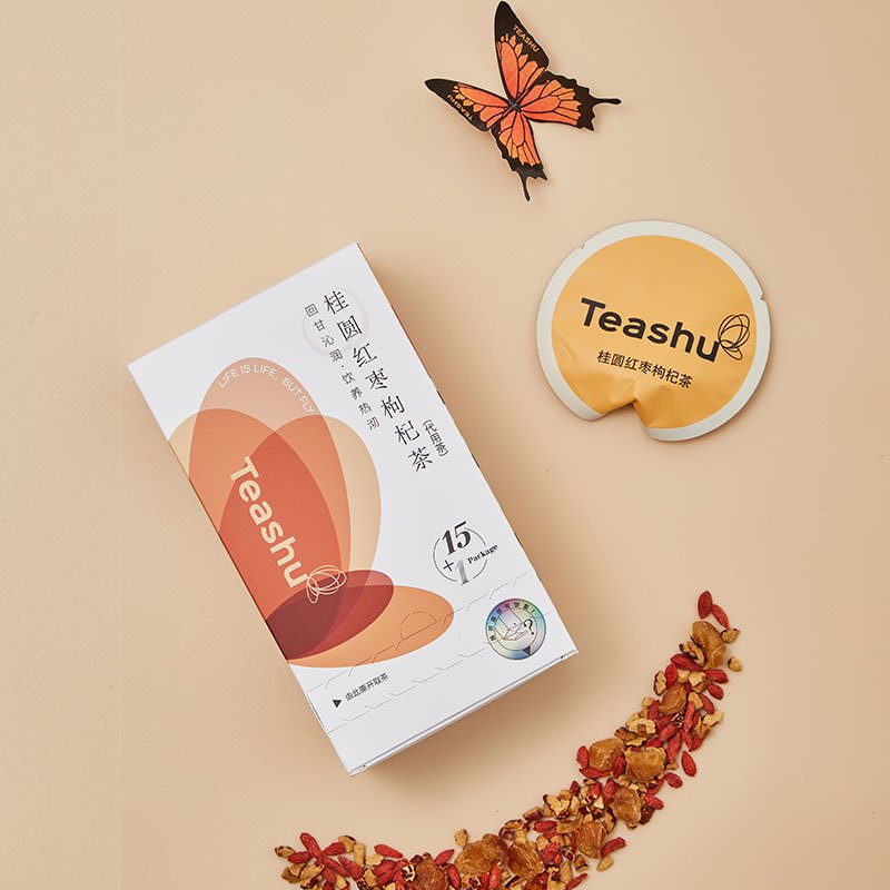 TEASHU桂圆红枣枸杞茶大姨妈宫体寒调理身体红润暖身养生花草茶包