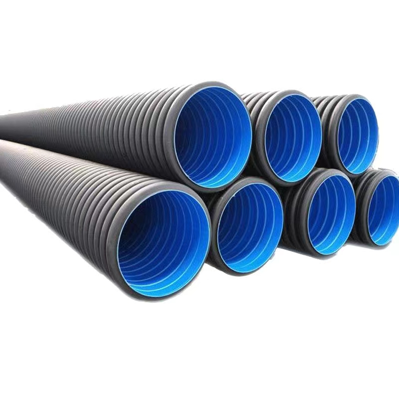 中锦科技 HDPE双壁波纹管 PE管 DN600mm 等级SN4环刚度≥6kN/m² 米