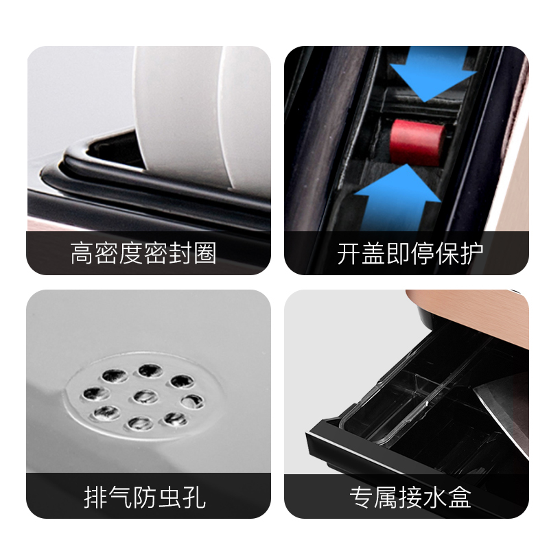 康宝(canbo)/耐惠NAAFI 家用小型台式保洁柜 厨房迷你 餐具碗筷烘干紫外线碗柜沥水ZTD32-H1Z
