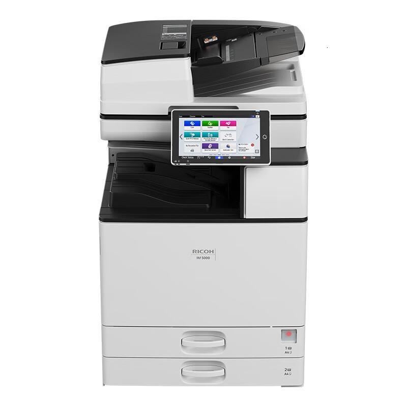 理光(Ricoh) 理光(Ricoh)IM 5000 A3黑白激光数码复合机 标配含双面输稿器+双纸盒+内置装订 理光(