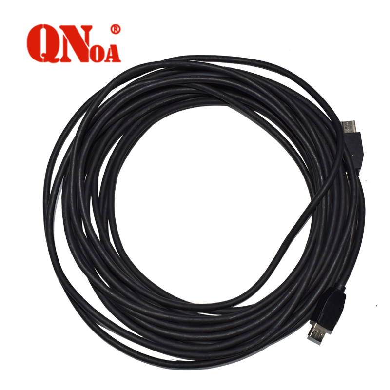 QNOA 启诺QN-LTE10M 华为TE系列麦克风连接线 视频会议主机连接线 15米 根 黑色