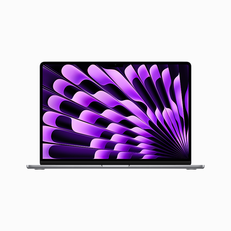 苹果2024款MacBookAir13.6英寸M3(8+10核)24G2T深空灰轻薄笔记本电脑定制版