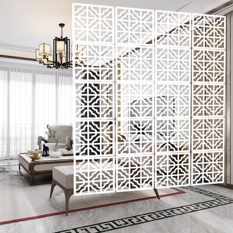 创意现代简约时尚客厅挂式屏风玄关悬挂屏风隔断帘子餐厅镂空挂屏 29*29厘米备注花色20片
