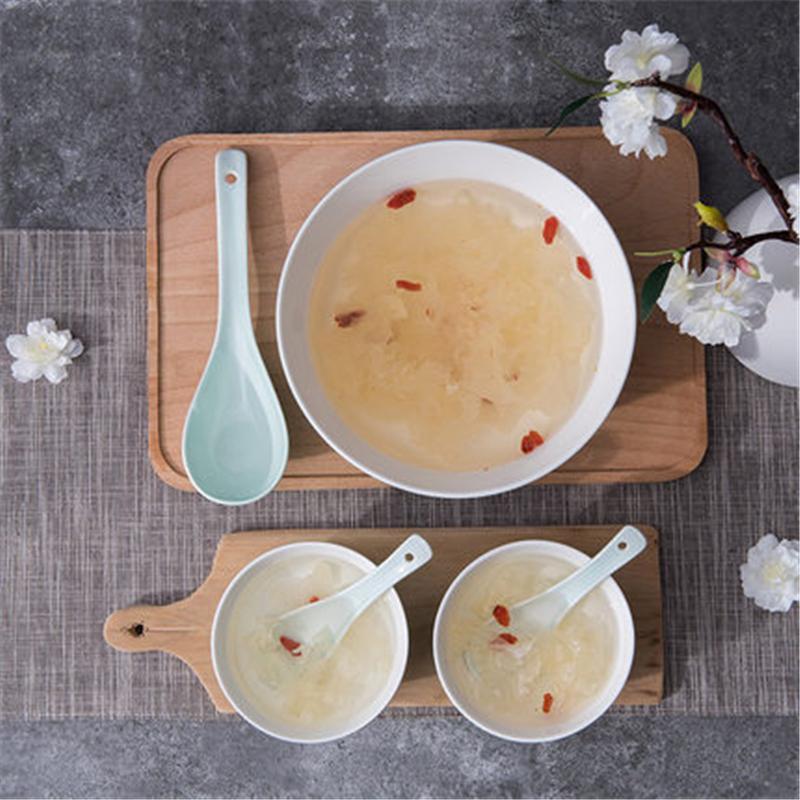 雅诚德 (Arst)中式餐具套装家用碗盘 龙泉釉青瓷组合陶瓷碗碟套装礼盒装炫彩浮雕直口高脚碗(4.5)兰花-黄金