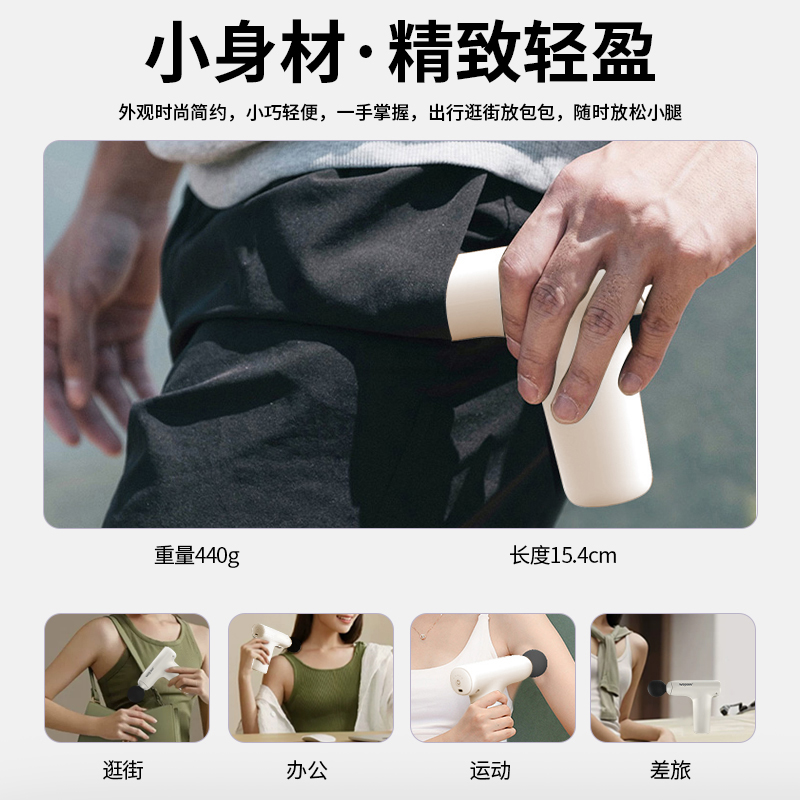 沃品迷你筋膜枪 - FG06高清大图