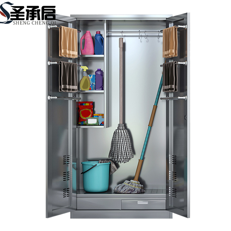 圣承启 不锈钢洁具柜 双门 台高清大图