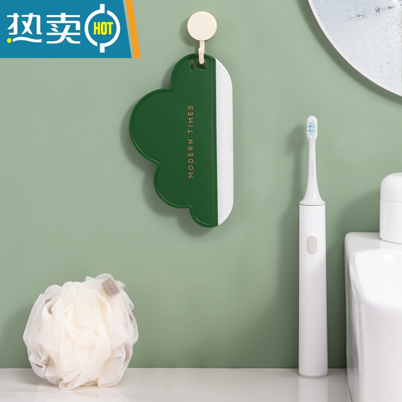 敬平云朵刮水板浴室台面镜面刮玻璃器硅胶卫生间厨房迷你小刮水器 云朵刮水板[3个装][白色]擦玻璃器高清大图