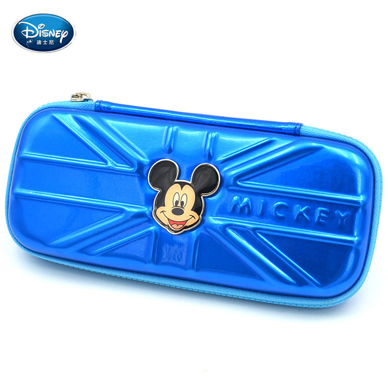 盒米奇米奇2002蓝色男女童文具盒eva大容量小学生铅笔盒3d立体压模