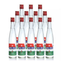 周福记老北京二锅头酒56度375ml*12瓶 整箱装 清香型白酒八年陈酿
