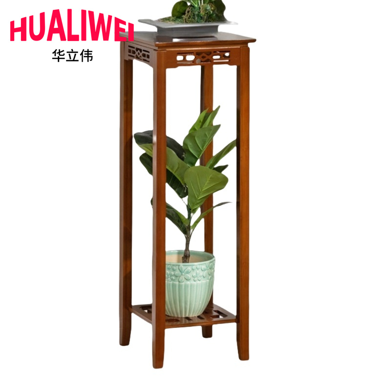 华立伟两层花架 高90cm 个高清大图