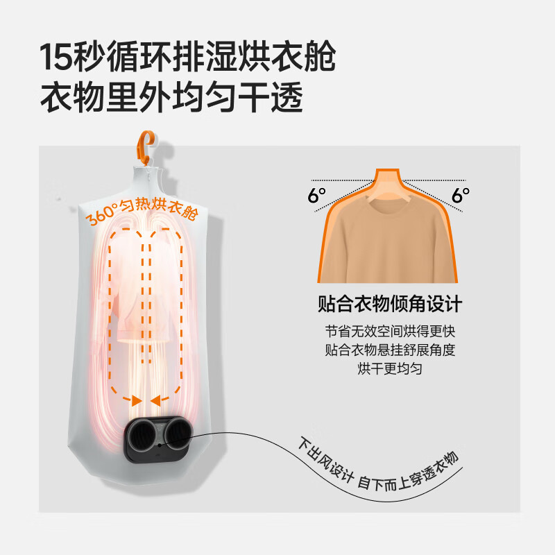 蕉下 平板速烘干衣机EH001高清大图