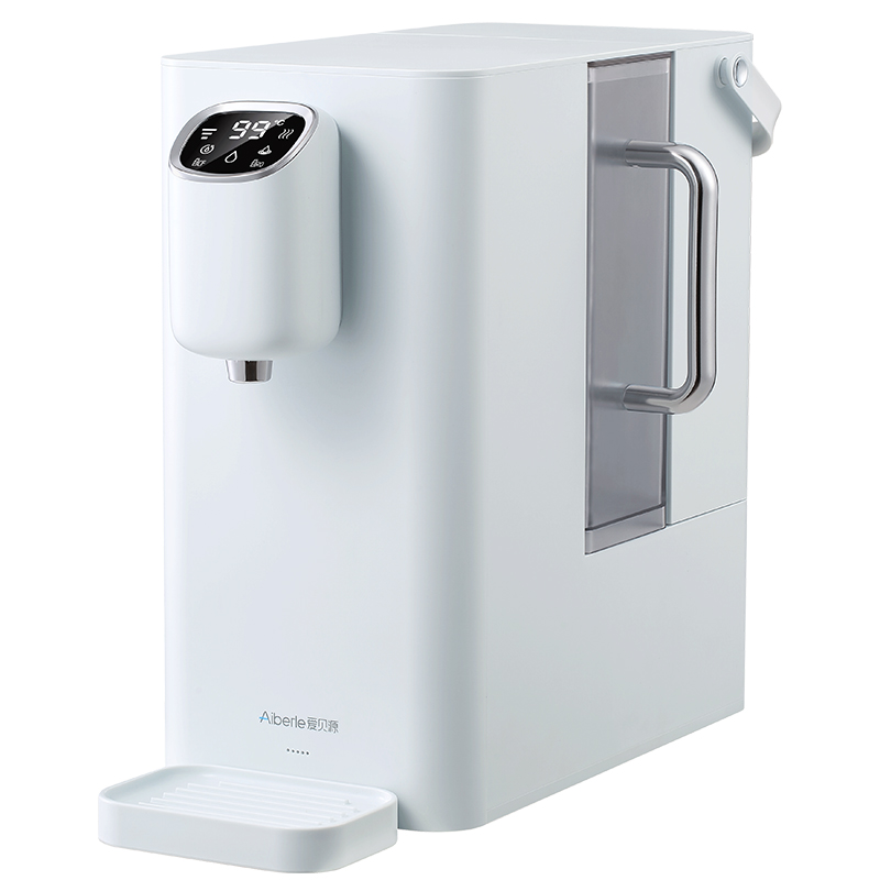美国爱贝源净水器直饮加热净饮一体机反渗透净水机台式小型饮水机