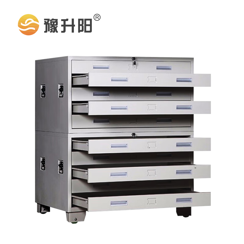 豫升阳 钢制底图柜 十抽 SY-DTG-01 个(十抽 SY-DTG-01)高清大图