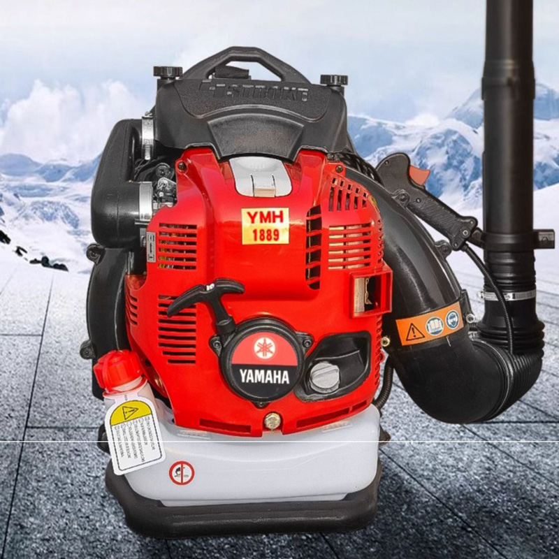 森林树叶清扫工地吹雪吹雪机