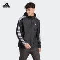 阿迪达斯(adidas)男装春季新款运动休闲连帽夹克外套IB0381_53 A/L 黑色