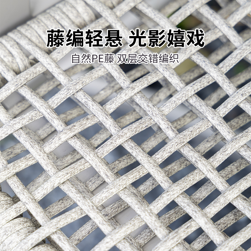 设计师秋千户外庭院花园摇椅小院露台别墅荡秋千民宿双人吊床高清大图