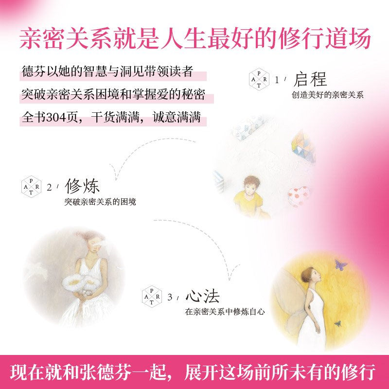 [正版]活出你想要的亲密关系(印签本) 张德芬亲密关系修行修心之作 关系不是爱情 而是修行 成熟的关系充满爱和取悦自己高清大图