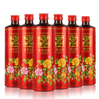 苏州特产黄酒 整箱六瓶 沙洲优黄-花开富贵半甜清爽型黄酒八年陈 500ml*6瓶