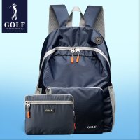 GOLF/高尔夫双肩包女男背包多色防水轻便携带旅行包户外包折叠包