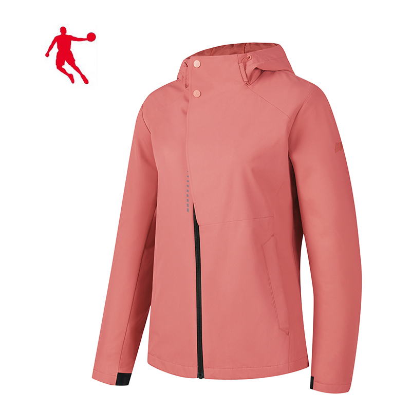 乔丹 夹克风衣 梭织风衣 女上衣 KFD42221310 女款 件(矿物粉 XL)