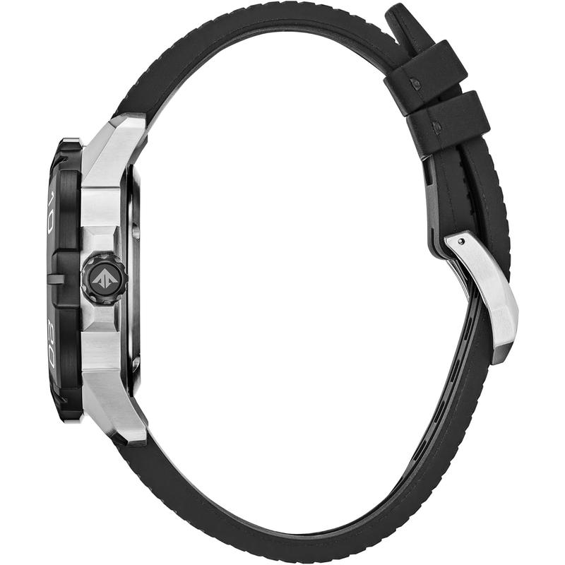 西铁城(CITIZEN)光动能潜水手表男款防水200米商务休闲不锈钢表壳黑胶带高清大图