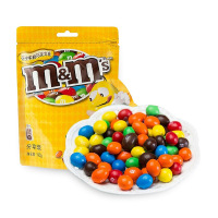 德芙(Dove) M&M’s 彩豆分享装花生牛奶巧克力豆 160g/袋装 休闲 零食 巧克力