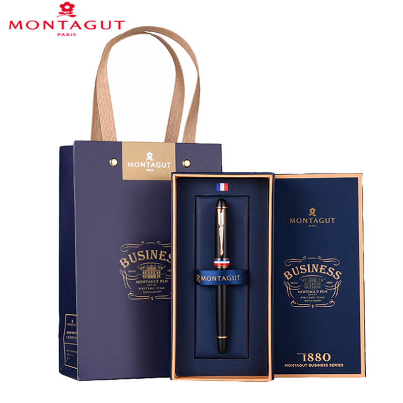 梦特娇(Montagut)M805钢笔 专用练字美工钢笔墨囊可替换 办公高档奥拉铱金笔 签字笔 签名笔 墨水笔 书法笔