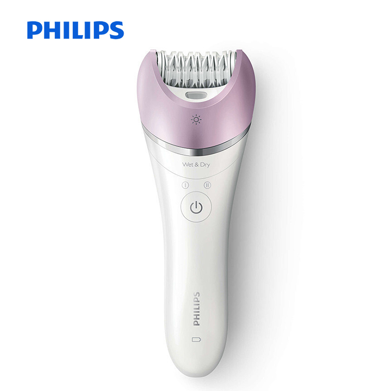 飞利浦(Philips)电动脱毛器剃毛器BRL630 干湿两用 女士充电式剃毛器 腿部脱毛仪美肤 全身水洗 紫色